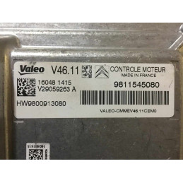 ECU MOTOR VALEO V46.11 V29059263A PSA 9800913080 9811545080