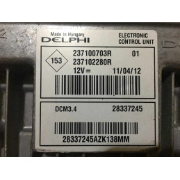 ECU MOTOR DELPHI DCM3.4 28337245 DACIA 237100703R 237102280R