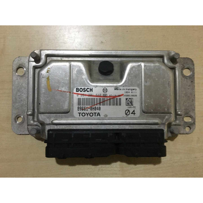 ECU MOTOR BOSCH ME7.9.5 0261201640 TOYOTA 89661-0H040