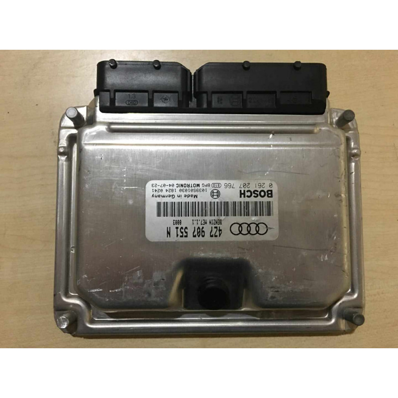 ECU MOTOR BOSCH ME7.1.1 0261207766 VAG 4Z7907551N