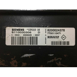 ECU MOTOR SIEMENS SIRIUS 32 S110030306D RENAULT 8200024376 7700110471