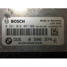 ECU MOTOR BOSCH EDC17CP02-3.13 0281016067 BMW 8506374