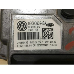 ECU MOTOR MAGNETI MARELLI IAW 4HV.BA 61601.451.05 VAG 03C906024BA