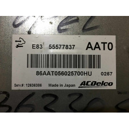 ECU MOTOR ACDELCO E83 OPEL 55577837 AAT0