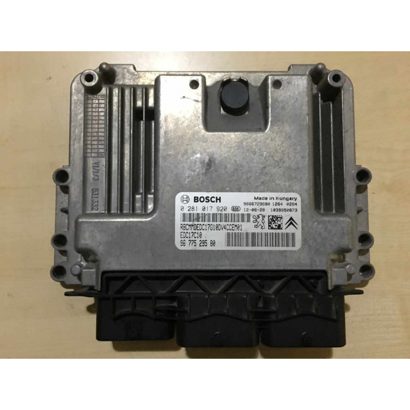 ECU MOTOR BOSCH EDC17C10-5.10 0281017920 PSA 9677529580