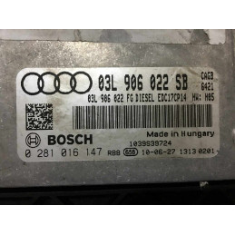 ECU MOTOR BOSCH EDC17CP14 0281016147 VAG 03L906022SB