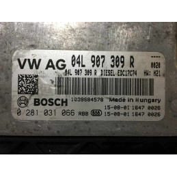 ECU MOTOR BOSCH EDC17C74-3.23 0281031066 VAG 04L907309M