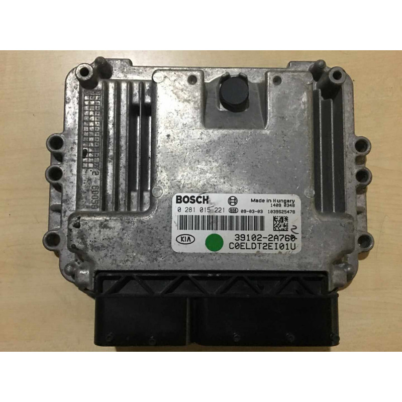 ECU MOTOR BOSCH EDC16C39-5.41 0281015221 KIA 39102-2A762