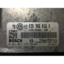 ECU MOTOR BOSCH EDC16U31-4.47 0281011145 VAG 038906016K