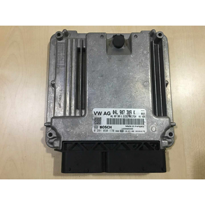 ECU MOTOR BOSCH EDC17C64-2.22 0281030170 VAG 04L907309K