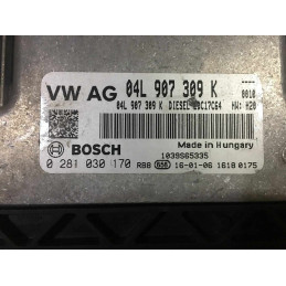 ECU MOTOR BOSCH EDC17C64-2.22 0281030170 VAG 04L907309K