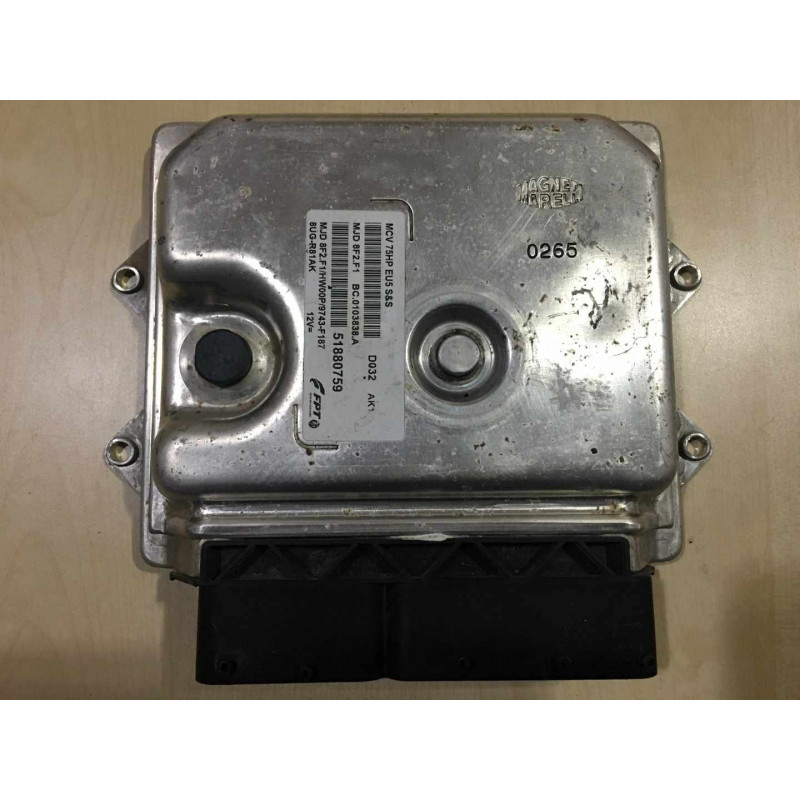 ECU MOTOR MAGNETI MARELLI MJD 8F2.F1 BC.0103838.A FIAT 51880759