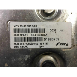 ECU MOTOR MAGNETI MARELLI MJD 8F2.F1 BC.0103838.A FIAT 51880759