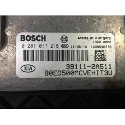 ECU MOTOR BOSCH EDC17C08-5.23 0281017216 KIA 39111-2A511