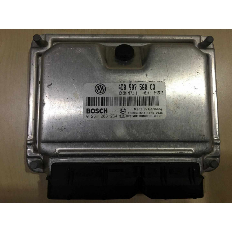 ECU MOTOR BOSCH ME7.1.1 0261208264 VAG 4D0907560CQ