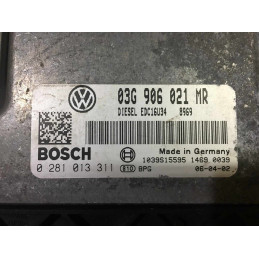 ECU MOTOR BOSCH EDC16U34-3.42 0281013311 VAG 03G906021MR