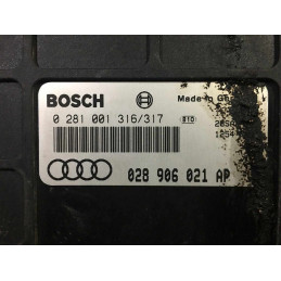 ECU MOTOR BOSCH EDC1.3.3 MSA12-4.4 0281001316/317 VAG 028906021AP