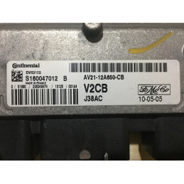 ECU MOTOR CONTINENTAL EMS 2102 S180047012B FORD AV21-12A650-CB V2CB