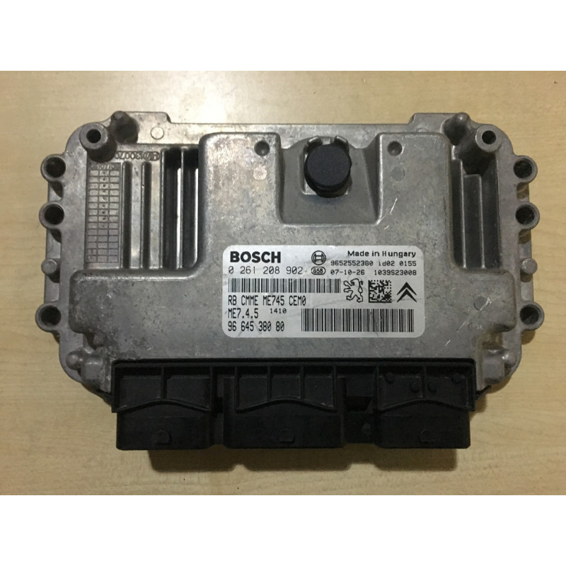 ECU MOTOR BOSCH ME7.4.5 0261208902 PSA 9664538080