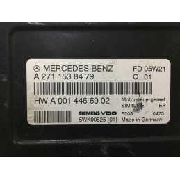 ECU MOTOR SIEMENS VDO SIM4L KE 5WK90525 MERCEDES A2711538479