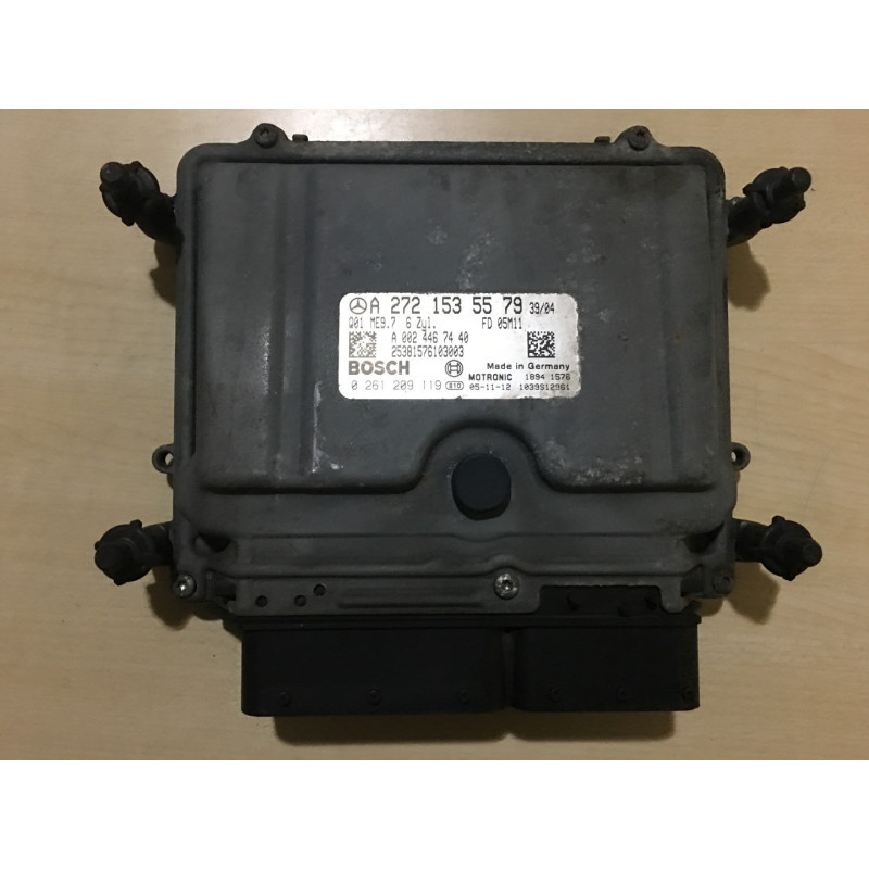 ECU MOTOR BOSCH ME9.7 0261209119 MERCEDES A2721535579