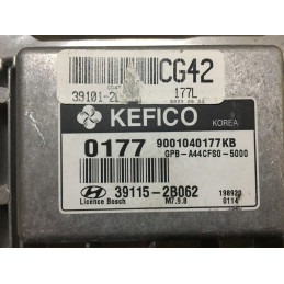 ECU MOTOR KEFICO M7.9.8 9001040177KB HYUNDAI 39115-2B062