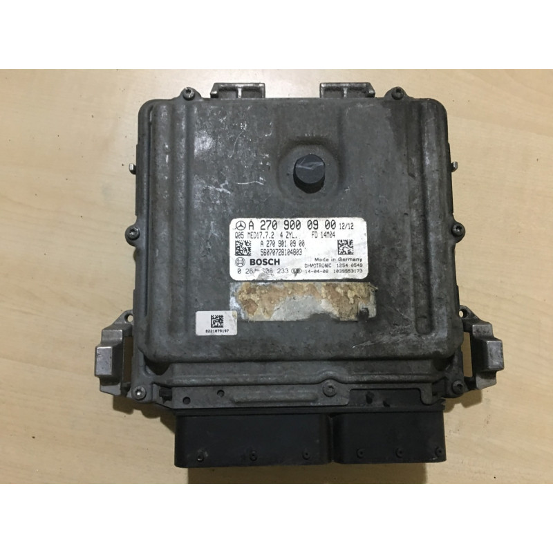 ECU MOTOR BOSCH MED17.7.2 0261S08233 MERCEDES A2709000900