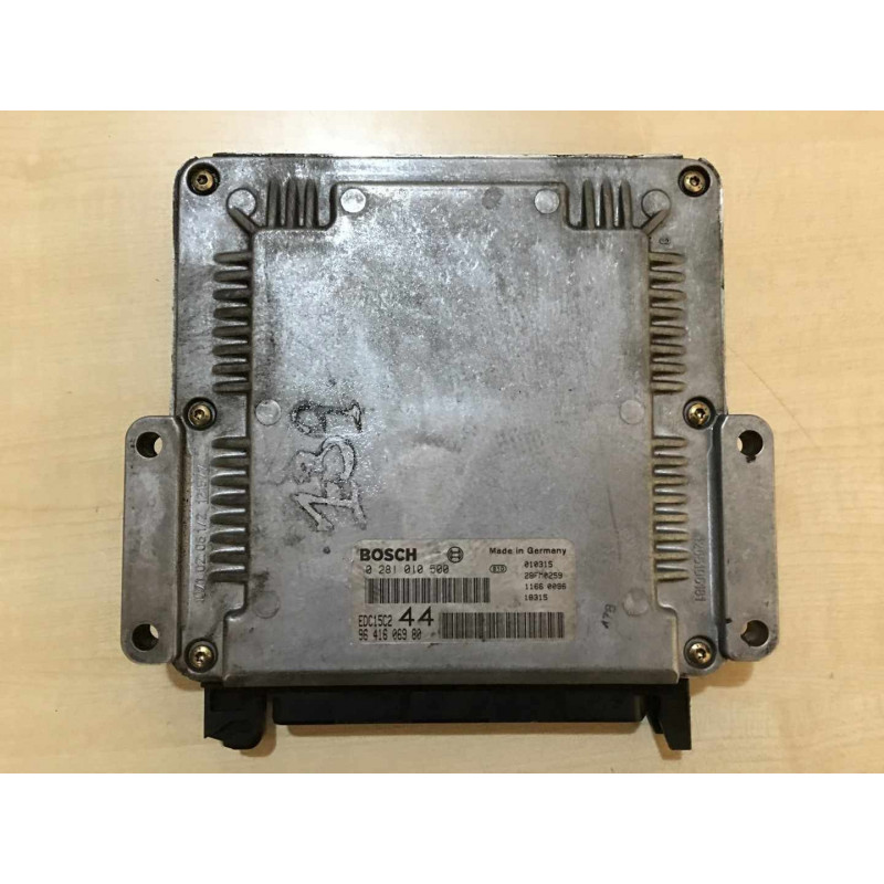 ECU BOSCH EDC15C2-6.1 0281010500 PEUGEOT 206 I 2.0 HDI 66KW 90HP RHY 9641606980 - WITH DISABLED IMMOBILIZER (IMMO OFF) ECU BOSCH EDC15C2-6.1 0281010500 PEUGEOT 206 I 2.0 HDI 66KW 90HP RHY 9641606980 - WITH DISABLED IMMOBILIZER (IMMO OFF)