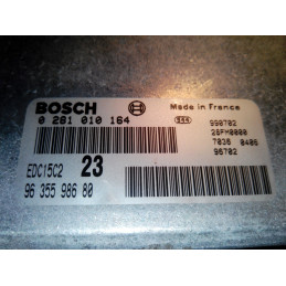 ECU BOSCH EDC15C2-6.1 0281010164 CITROEN XSARA I 2.0 HDI 81KW 110CV RHZ 9635598680 - CON INMOVILIZADOR ANULADO (INMO / IMMO OFF)