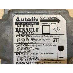 AIRBAG ECU AUTOLIV 550803600 RENAULT 7700437475 AK