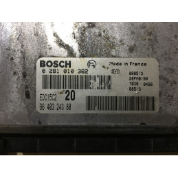 ECU BOSCH EDC15C2-6.1 0281010362 CITROEN XSARA I 2.0 HDI 66KW 90CV RHY 9640324380 - CON INMOVILIZDOR ANULADO (IMMO OFF)