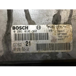 ECU BOSCH EDC15C2-6.1 0281010162 CITROEN XSARA I / PEUGEOT 306 I 2.0 HDI 66KW 90CV RHY 9637089680 - CON INMOVILIZADOR ANULADO