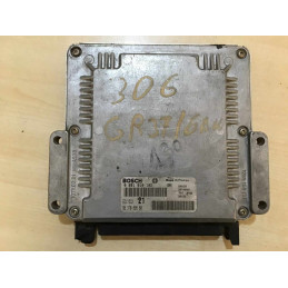 ECU BOSCH EDC15C2-6.1 0281010162 CITROEN XSARA I / PEUGEOT 306 I 2.0 HDI 66KW 90CV RHY 9637089680 - CON INMOVILIZADOR ANULADO