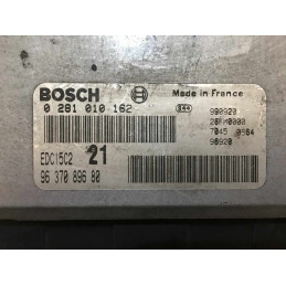 ECU BOSCH EDC15C2-6.1 0281010162 CITROEN XSARA I / PEUGEOT 306 I 2.0 HDI 66KW 90CV RHY 9637089680 - CON INMOVILIZADOR ANULADO