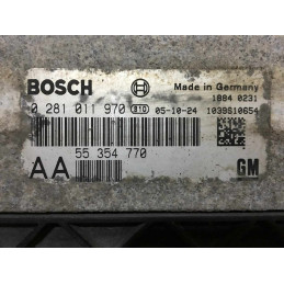 ECU MOTOR BOSCH EDC16C9-3.81 0281011970  SAAB 55354770