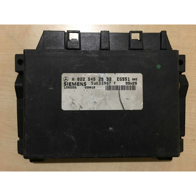 ECU CAJA CAMBIOS SIEMENS EGS51 5WK33967 MERCEDES A0225452332 ECU CAJA CAMBIOS SIEMENS EGS51 5WK33967 MERCEDES A0225452332