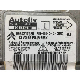 ECU AIRBAG AUTOLIV 606474700 PSA 9664217980 AJ