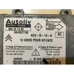 AUTOLIV 603724900 PEUGEOT 9653493380