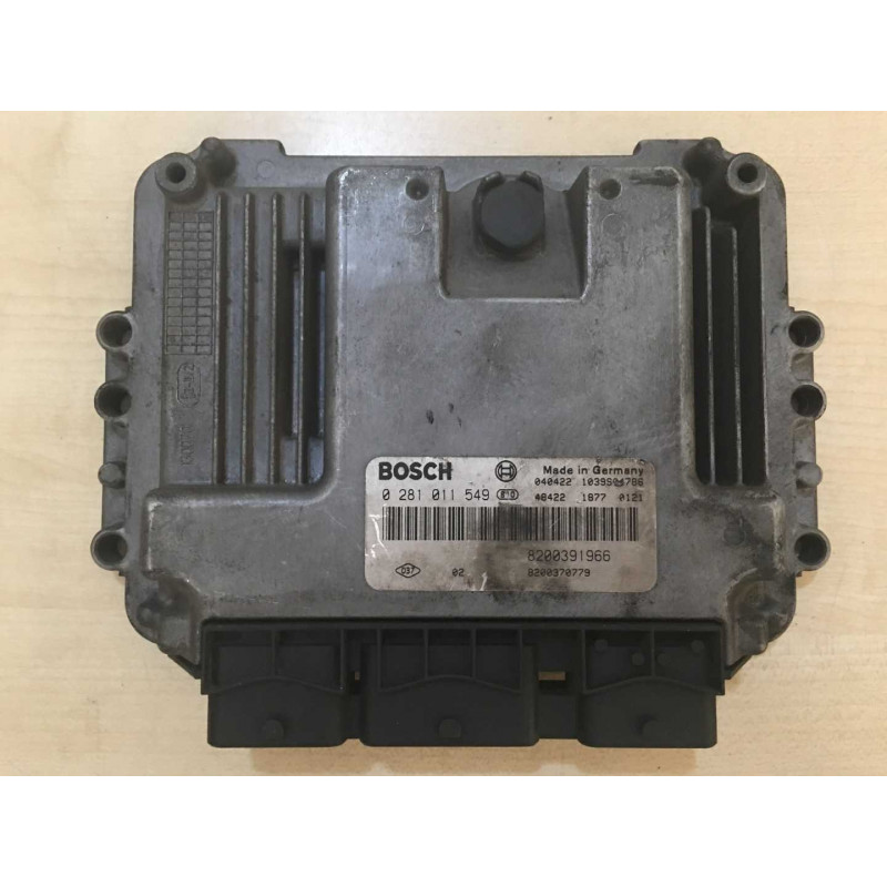 ECU MOTOR BOSCH EDC16C3 0281011549 RENAULT 8200391966