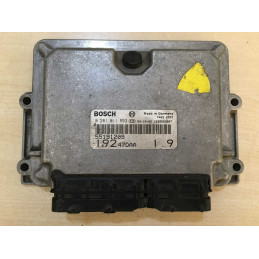 ECU BOSCH EDC15C7-2.3 0281011553 FIAT STILO I 1.9 JTD 85KW 115CV 192A1000 55191209 / SW 1037369113 / CON INMOVILIZADOR ANULADO