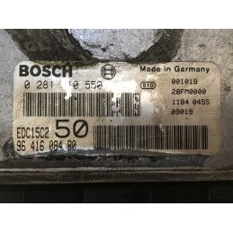 ECU BOSCH EDC15C2-6.1 0281010550 CITROEN XSARA I 2.0 HDI 66KW 90CV RHY 9641608480 - CON INMOVILIZADOR ANULADO (IMMO OFF)