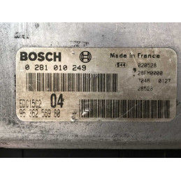 ECU BOSCH EDC15C2-6.1 0281010249 PEUGEOT 306 I 2.0 HDI 66KW 90CV RHY 9636256980 - CON INMOVILIZADOR ANULADO (IMMO OFF)