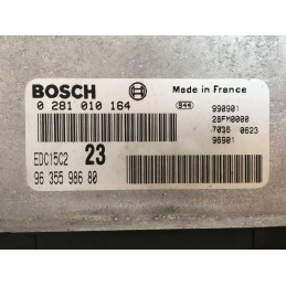 ECU BOSCH EDC15C2-6.1 0281010164 CITROEN XSARA I 2.0 HDI 81KW 110CV RHZ 9635598680 - CON INMOVILIZADOR ANULADO (INMO / IMMO OFF)