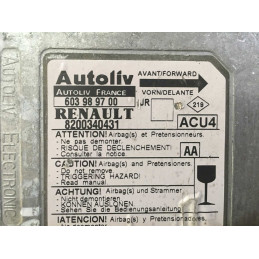 ECU AIRBAG AUTOLIV ACU4 603989700 RENAULT 8200340431 AA