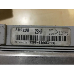 ECU MOTOR VISTEON EFI-SD230 FORD 92BB-12A650-HA 2BHA