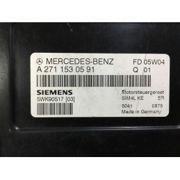 ECU MOTOR SIEMENS SIM4L KE 5WK90517 MERCEDES A2711530591