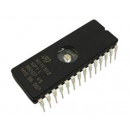 MEMORIA EPROM ST M27C512-10F1 512Kbit FDIP28W