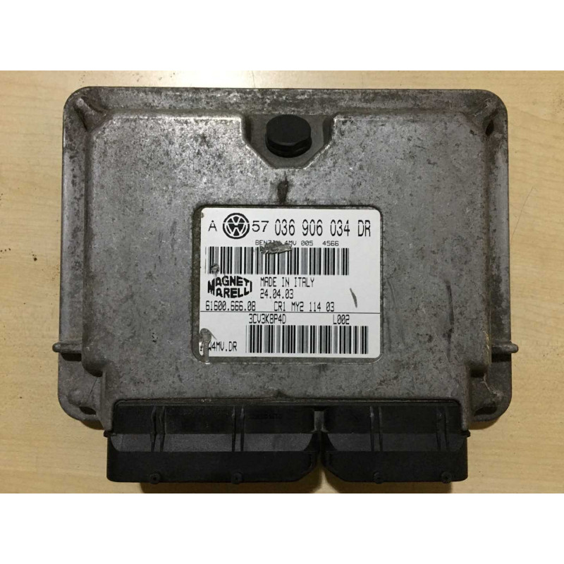 ECU MAGNETI MARELLI IAW 4MV.DR 61600.666.08 VOLKSWAGEN GOLF IV 1.6i 77KW 105CV 036906034DR / SW 5466 - CON INMOVILIZADOR ANULADO ECU MAGNETI MARELLI IAW 4MV.DR 61600.666.08 VOLKSWAGEN GOLF IV 1.6i 77KW 105CV 036906034DR / SW 5466 - CON INMOVILIZADOR ANULADO