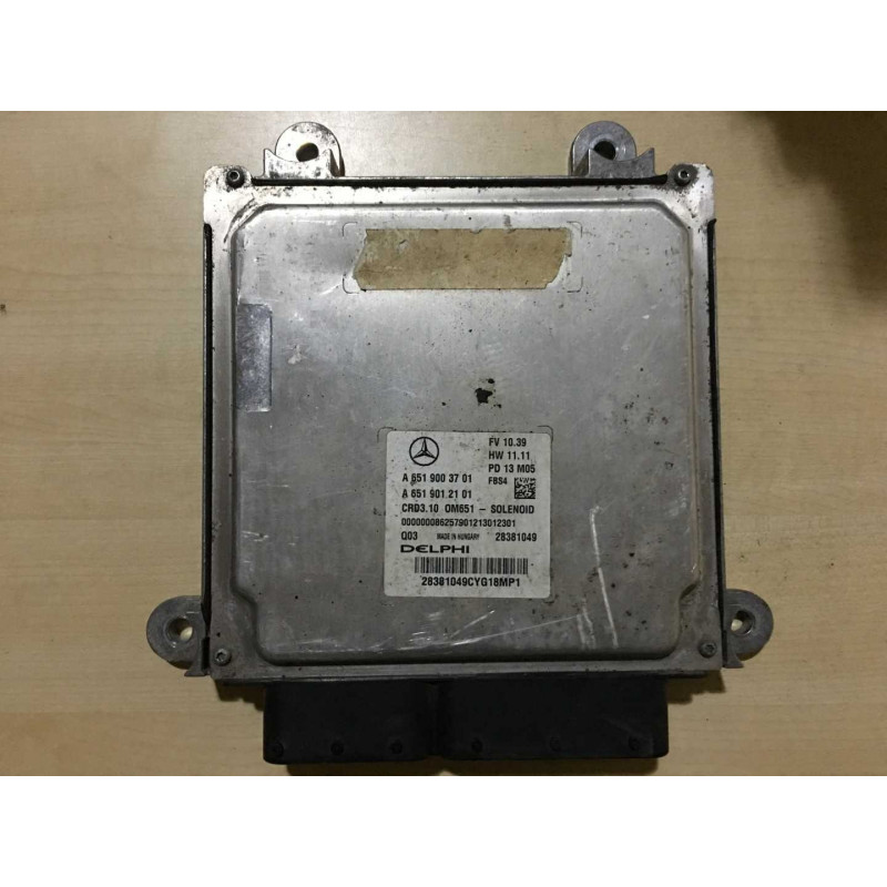 ECU MOTOR DELPHI CRD3.10 28381049 MERCEDES A6519003701 A6519012101