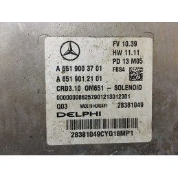 ECU MOTOR DELPHI CRD3.10 28381049 MERCEDES A6519003701 A6519012101